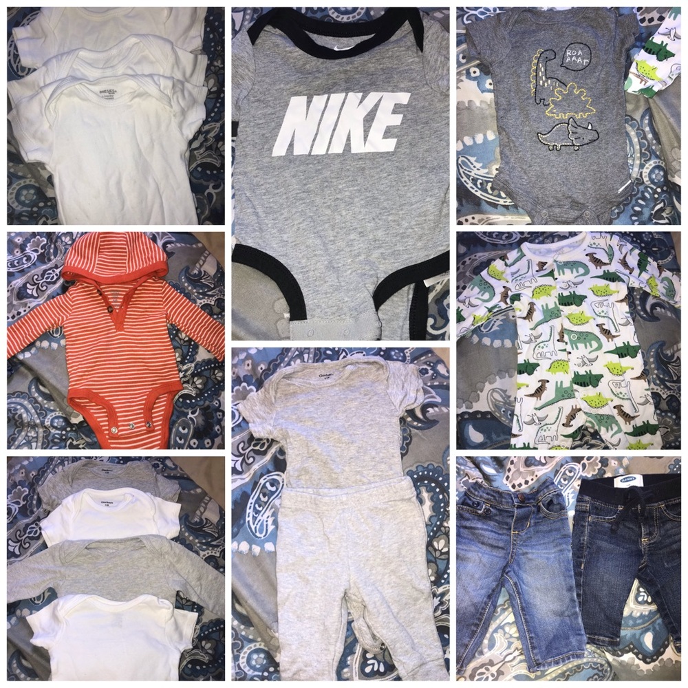 Newborn and 0/3 month boys clothing lot